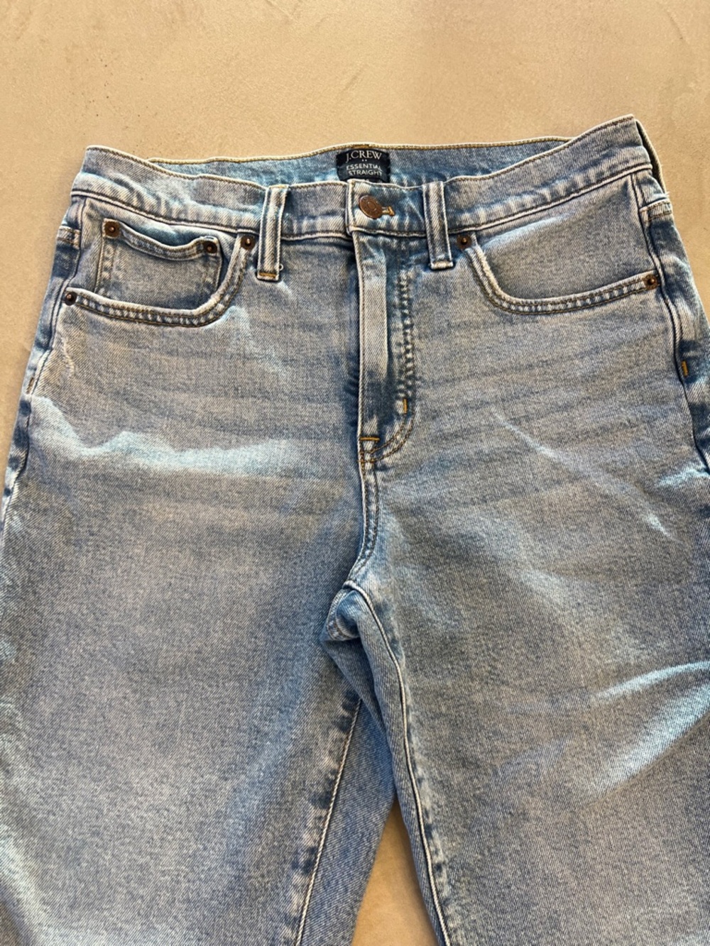 J.Crew Factory Essential straight jean in all day stretch in Marin Wash, Size 28 - Picture 5 of 11
